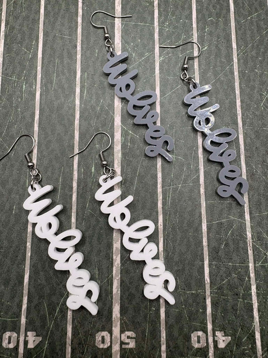 North Paulding Wolves Earrings
