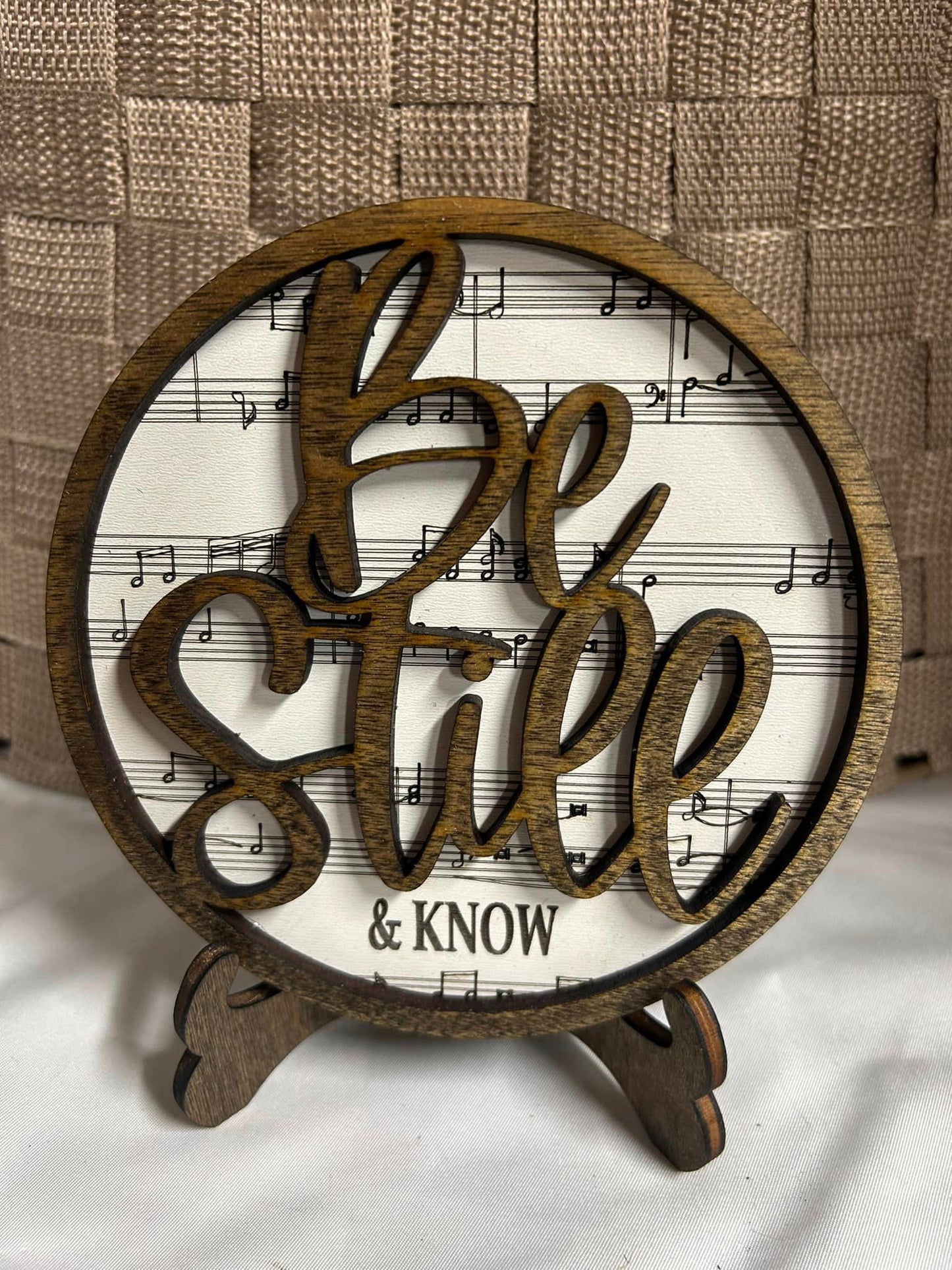 Be Still Hymnal Sign