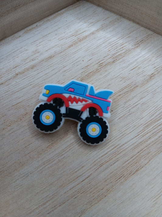 Blue Shark Shoe Charm Accessory