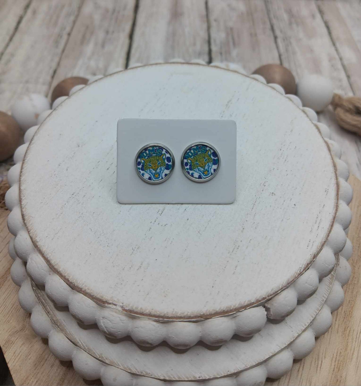 Dobbins Blue JAG Earrings