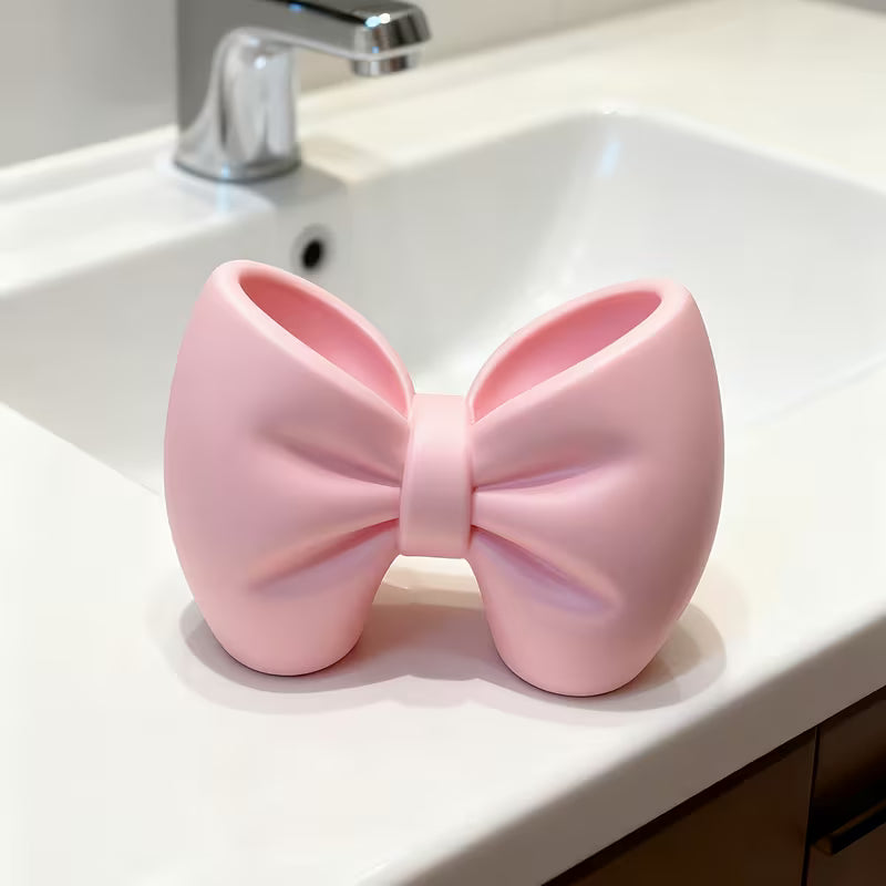 Pink Bow Holder