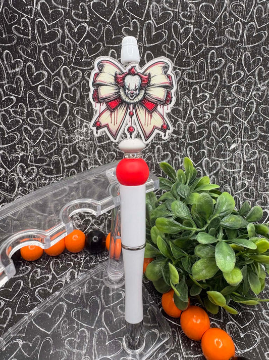 Clown Beaded Ink Pen