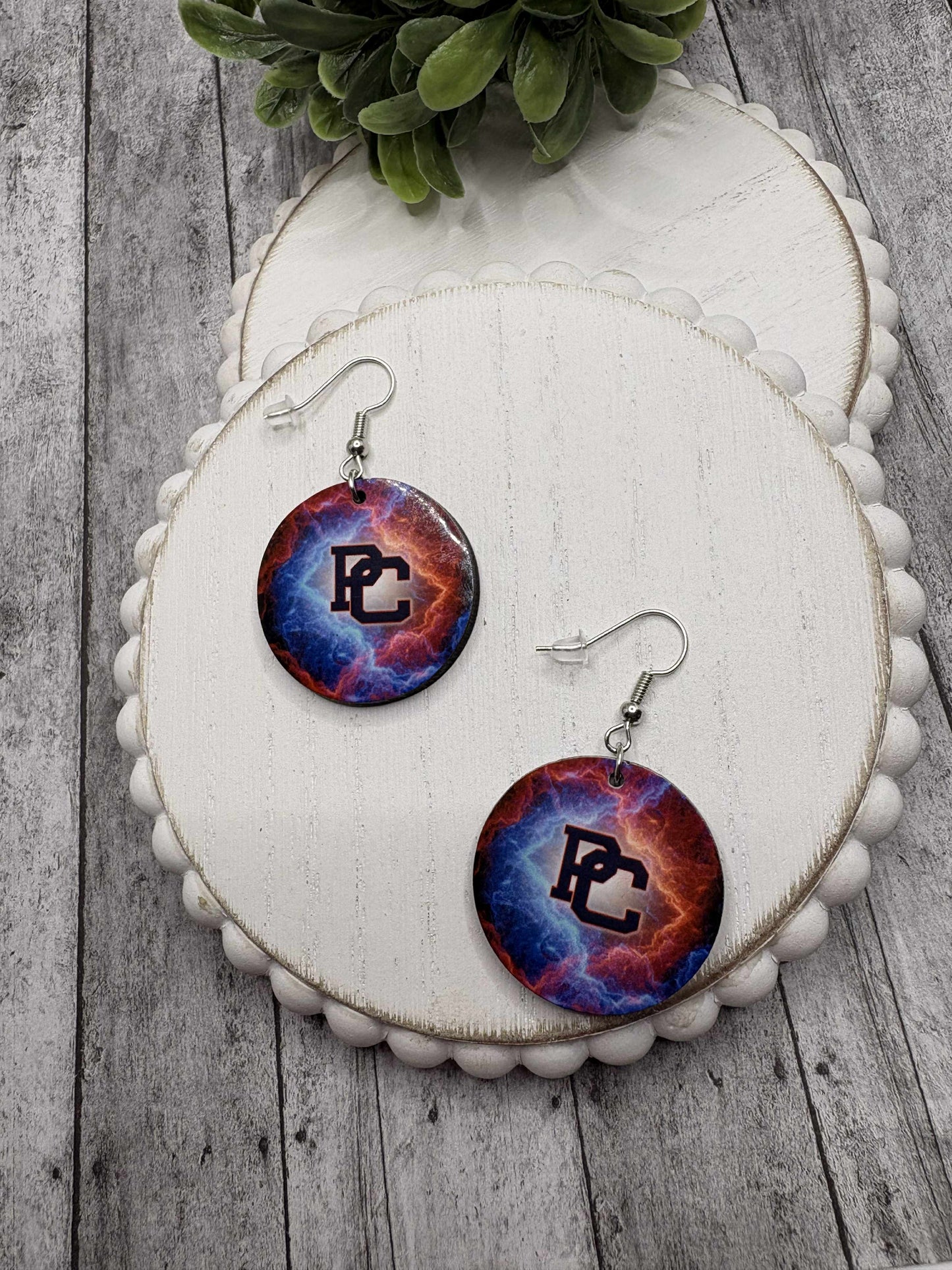PC Paulding County Patriots Earrings