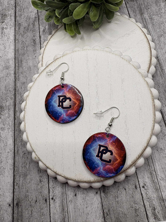 PC Paulding County Patriots Earrings