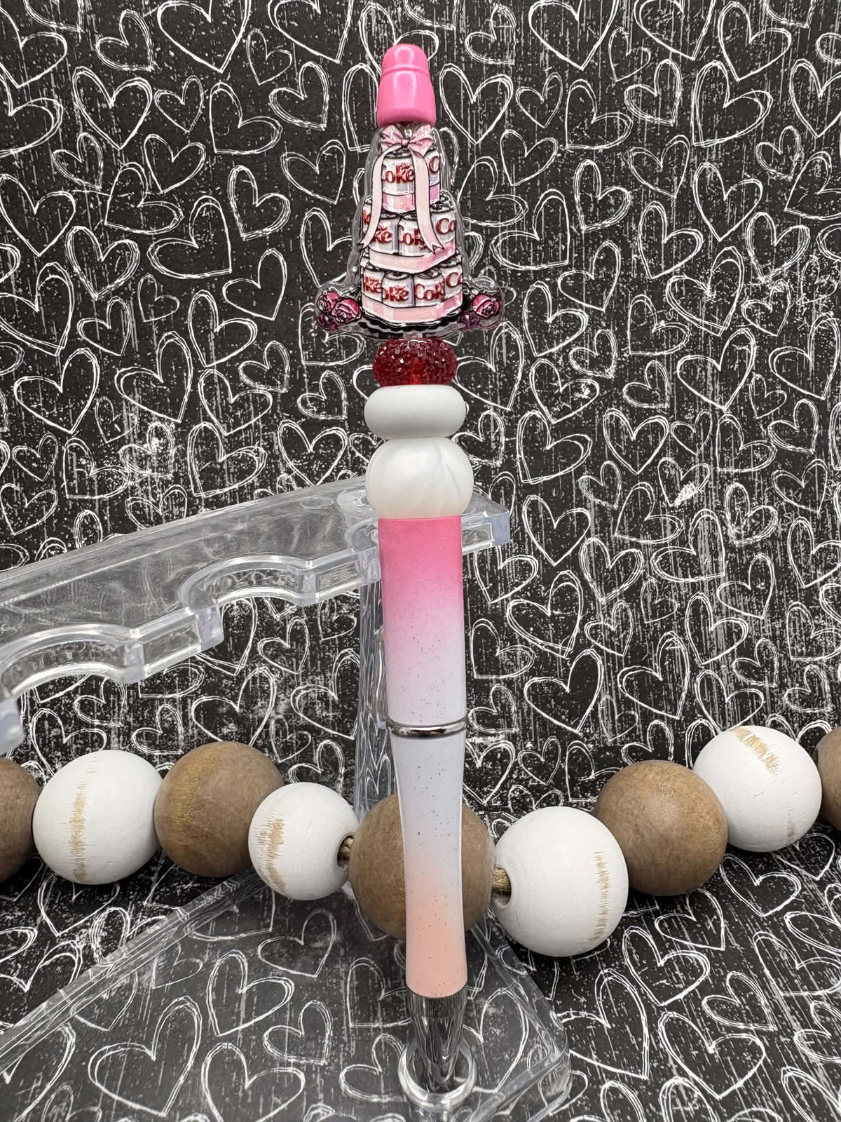 Cola Themed Beaded Ink Pen
