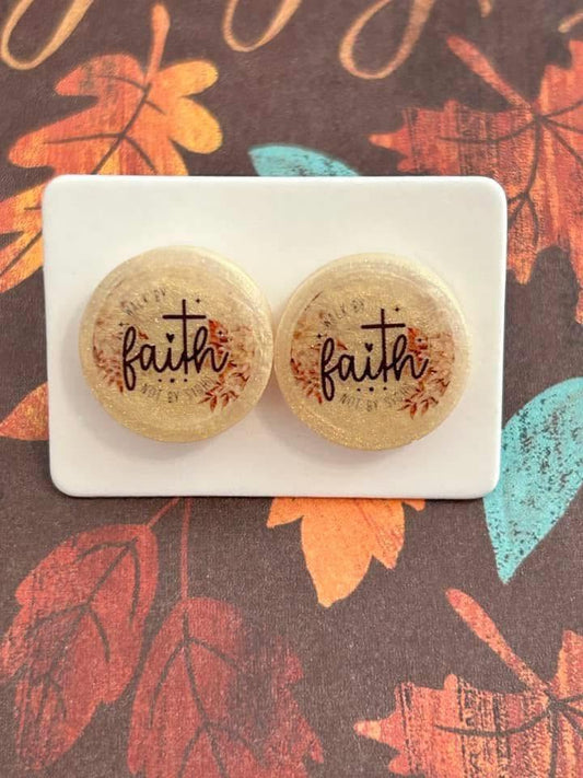 Faith Fall Glitter Earrings