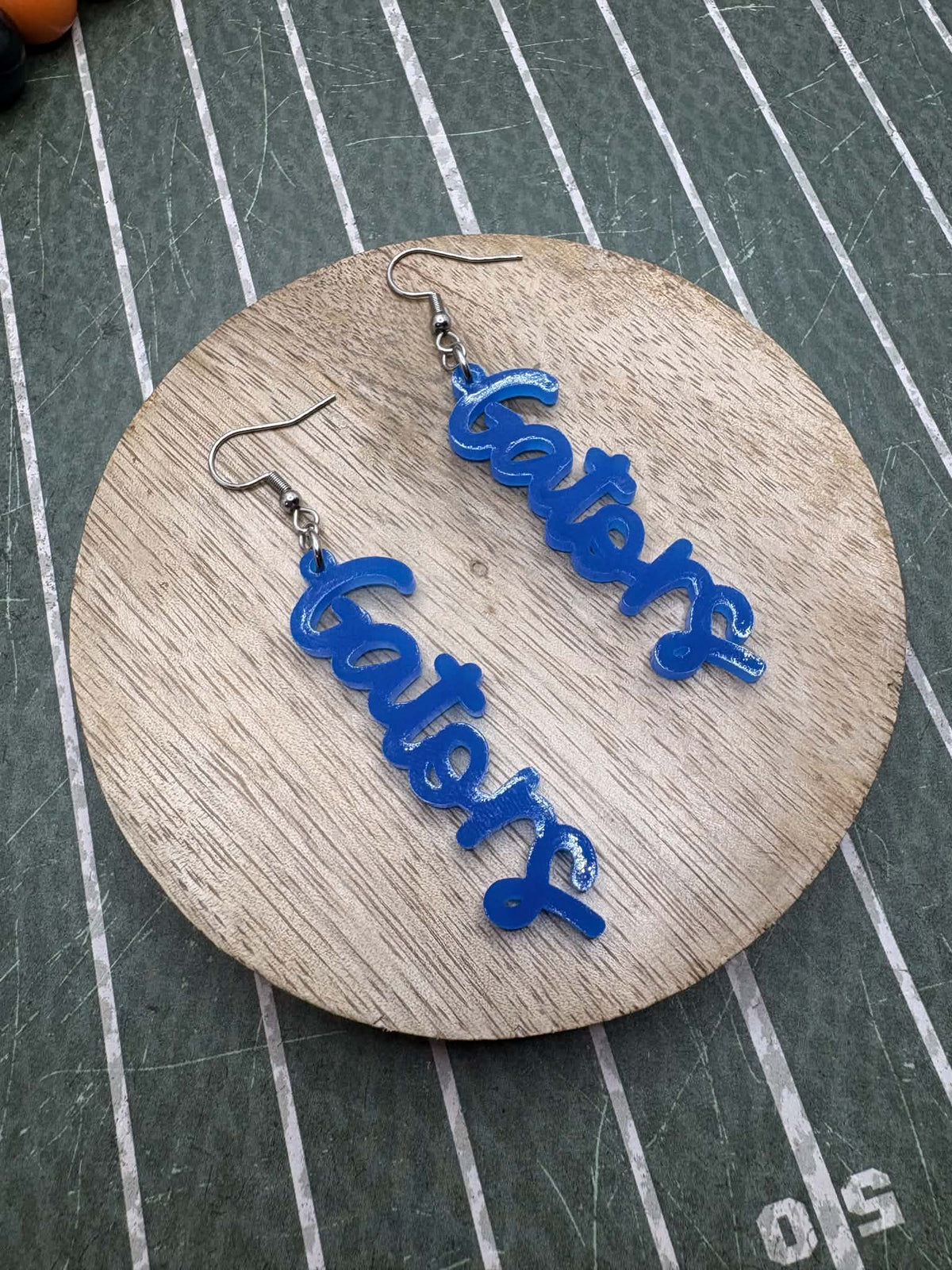 Gators Earrings - Blue