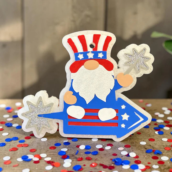 INSTOCK - Firecracker Gnome Freshie - Scented in Sweet Watermelon