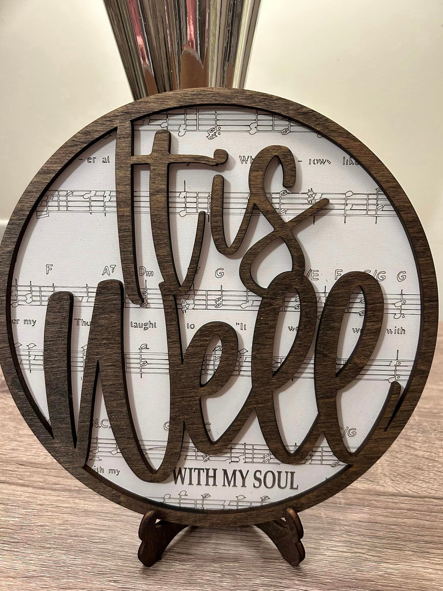 PREORDER - It Is Well Wooden Engraved Sign