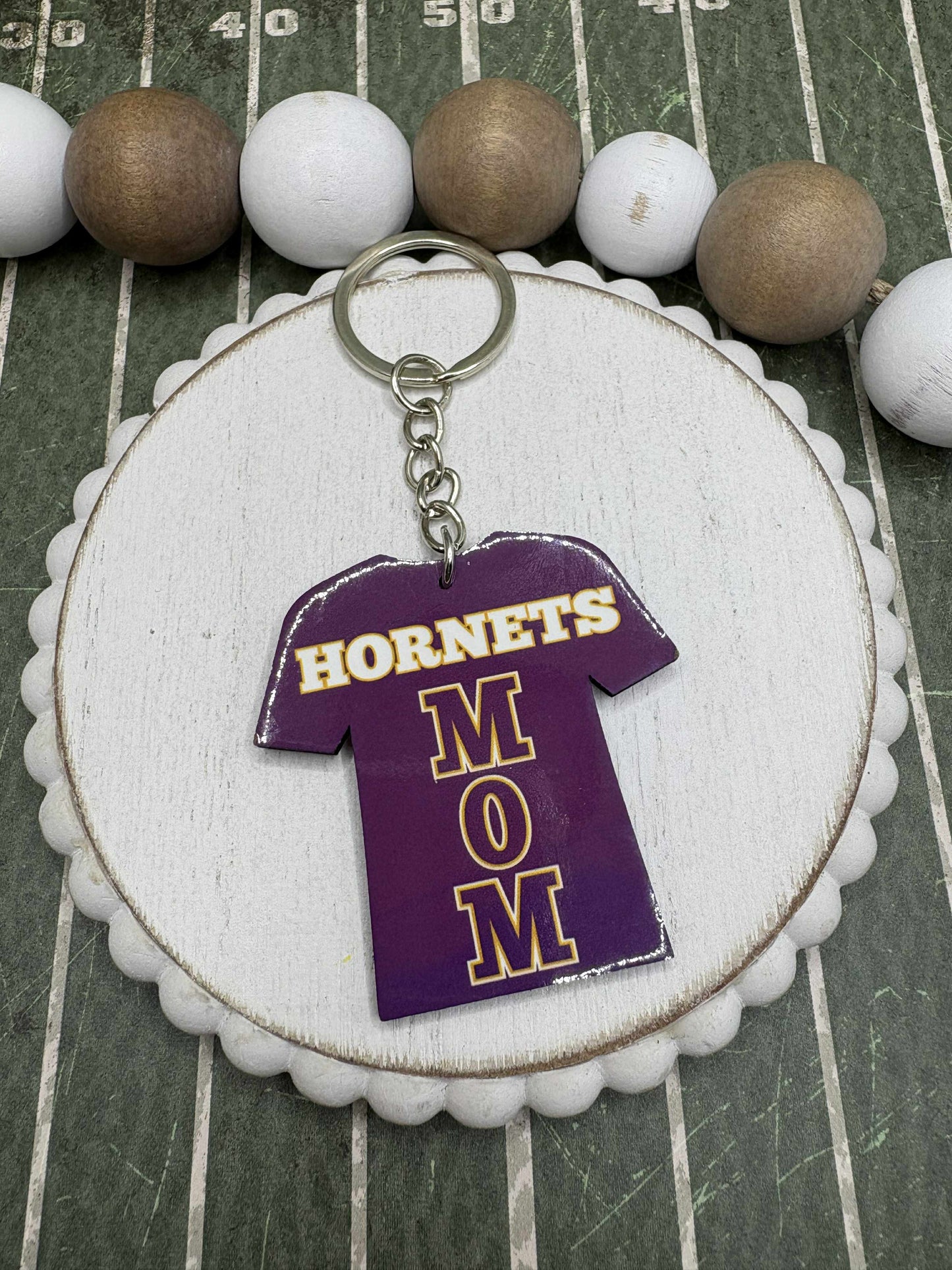 Hiram Hornet Mom Keychain