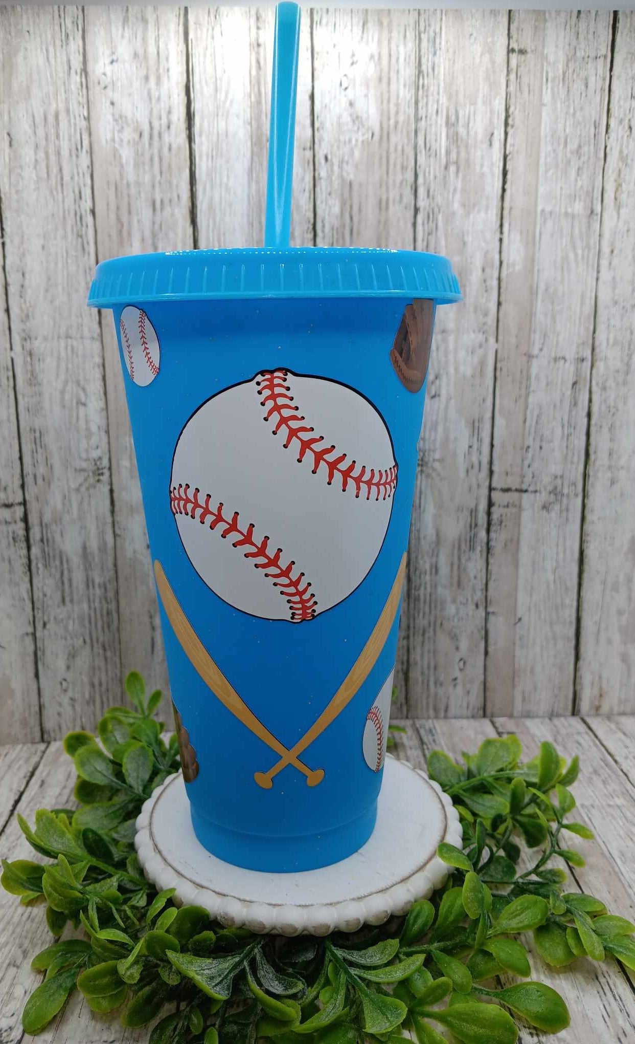 Light Blue Baseball Cup