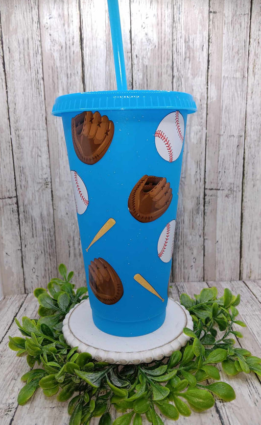 Light Blue Baseball Cup