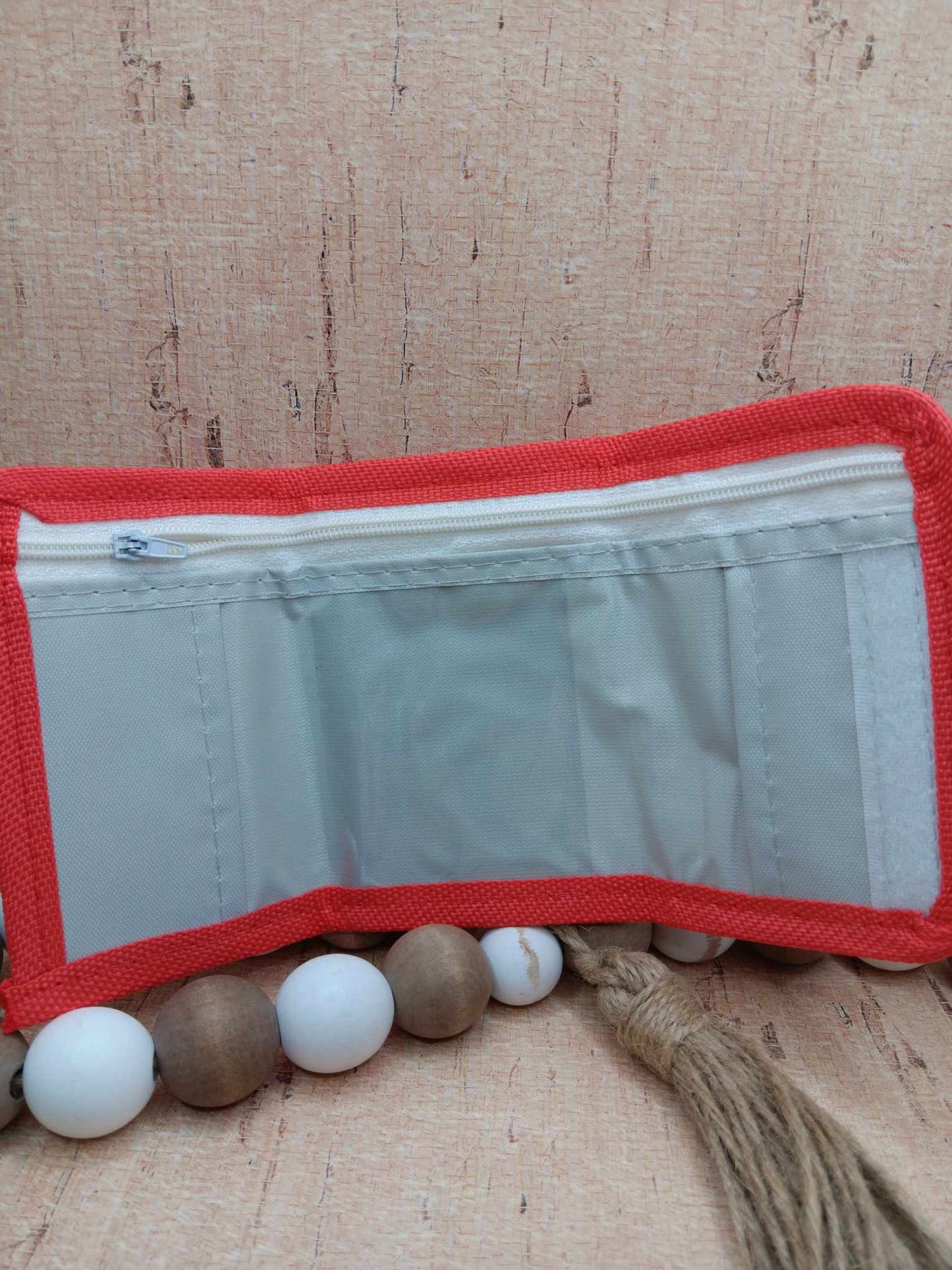 Pink Doll Themed Wallet - Red