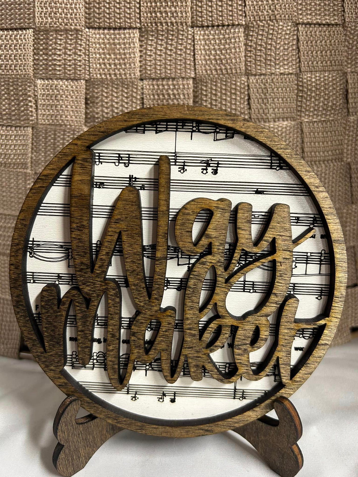 Way Maker Wooden Sign