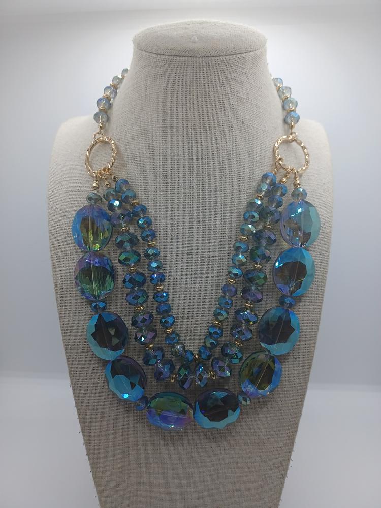 Blue Statement Necklace