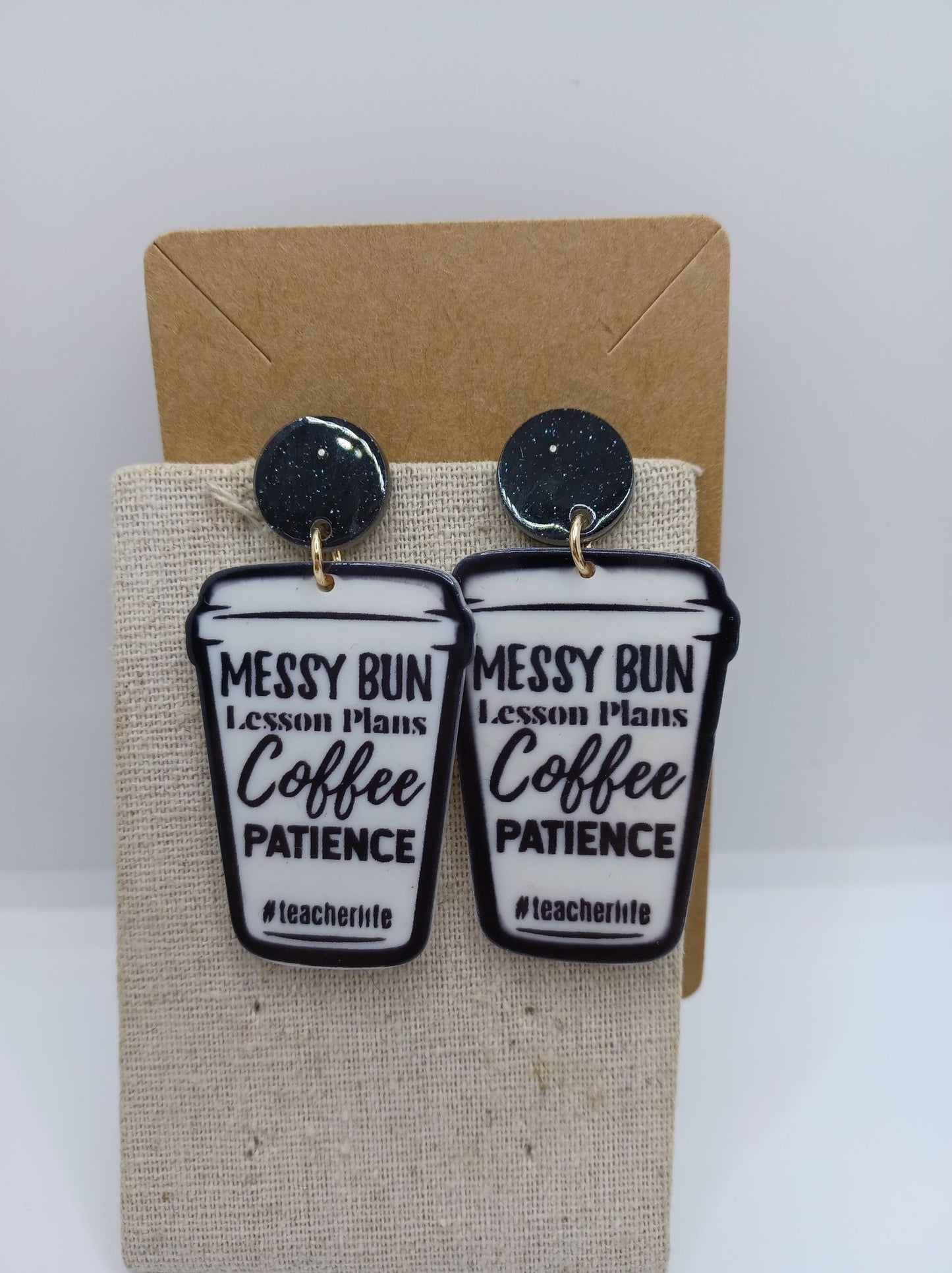 Messy Bun Lesson Plans Coffee Patience #teacherlife