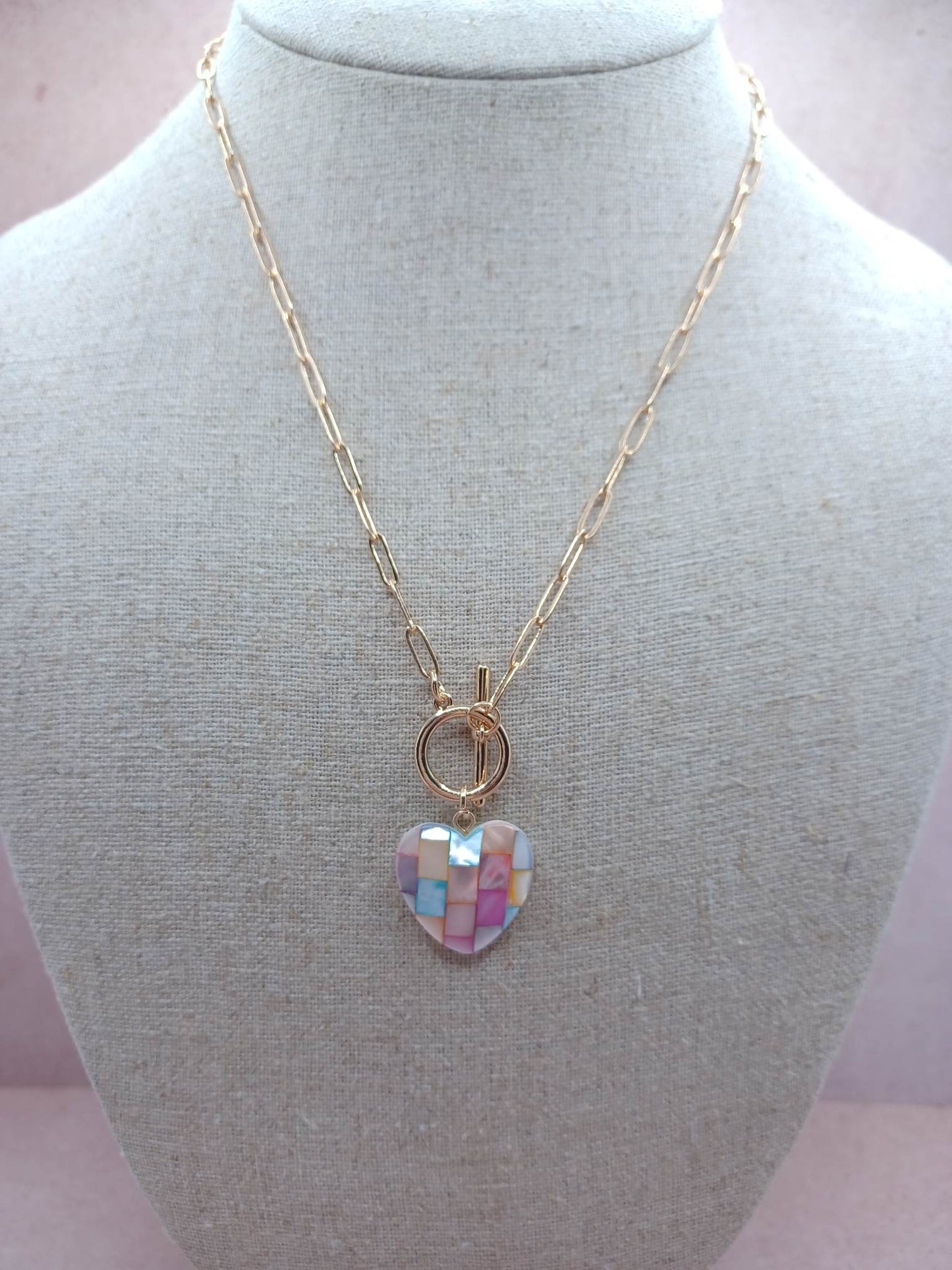 Toggle Heart Necklace