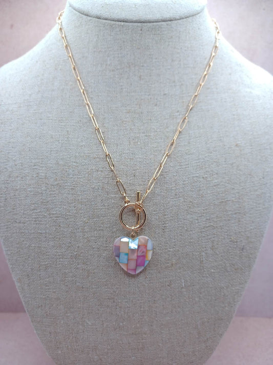 Toggle Heart Necklace