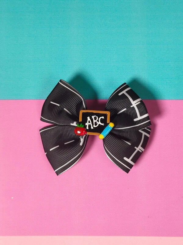 ABC Chalkboard Hair Accessory