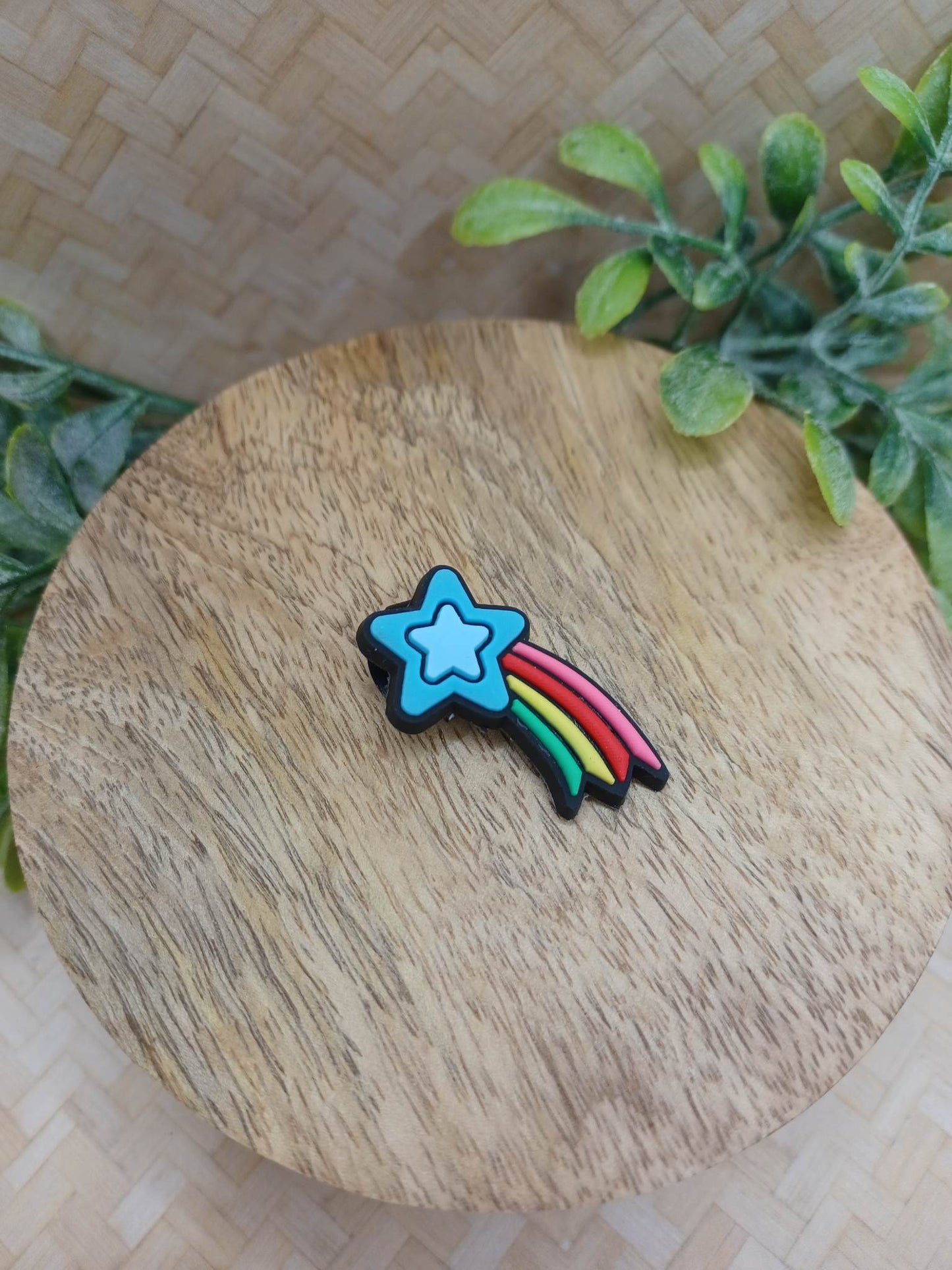 Blue Shooting Star Shoe Charm Accessory