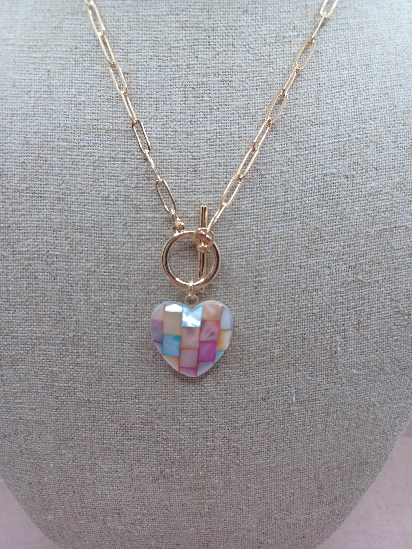 Toggle Heart Necklace