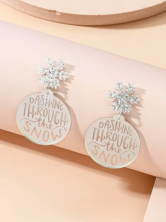 Dashing through the Snow Earrings