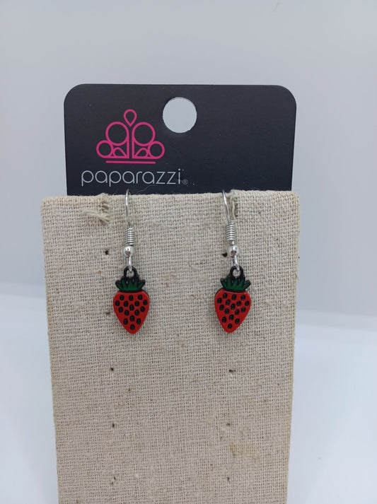 Strawberry Cutout Earrings