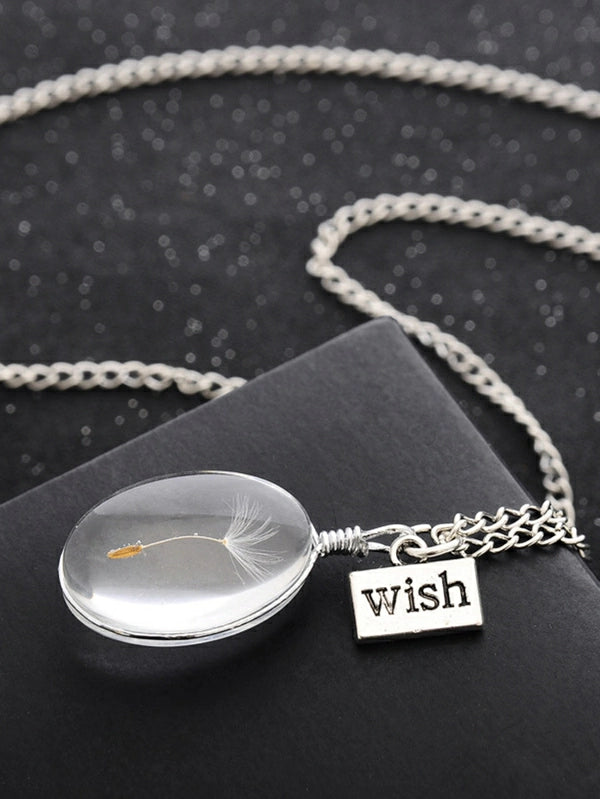 Dandelion Seed Necklace