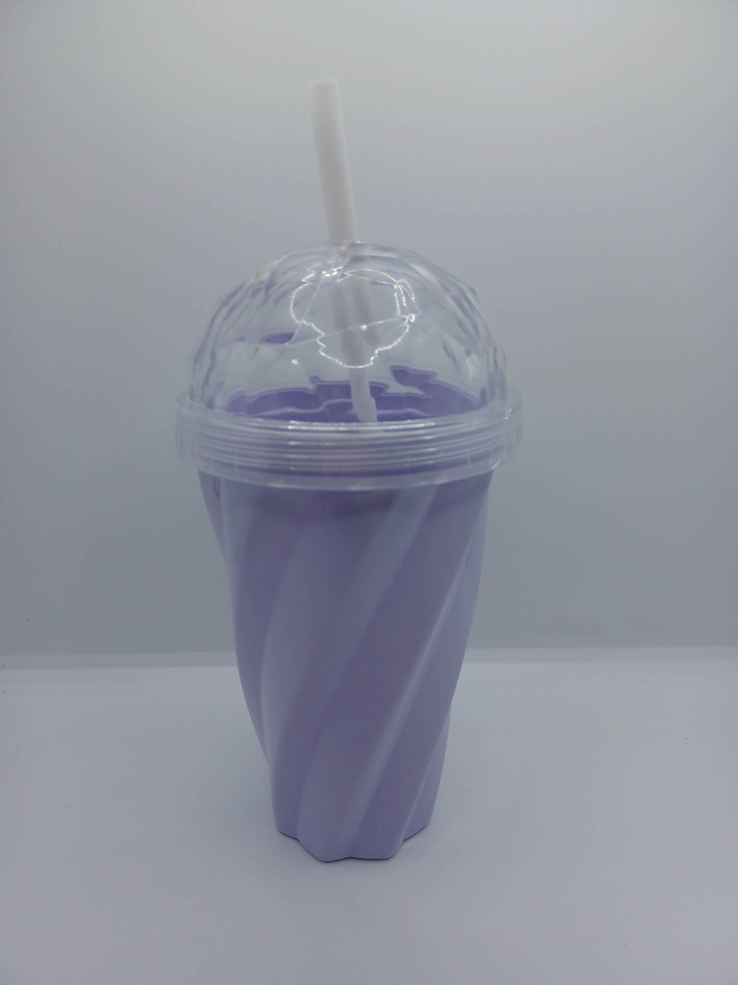Purple Candy Girl cup w/ Straw - 16oz