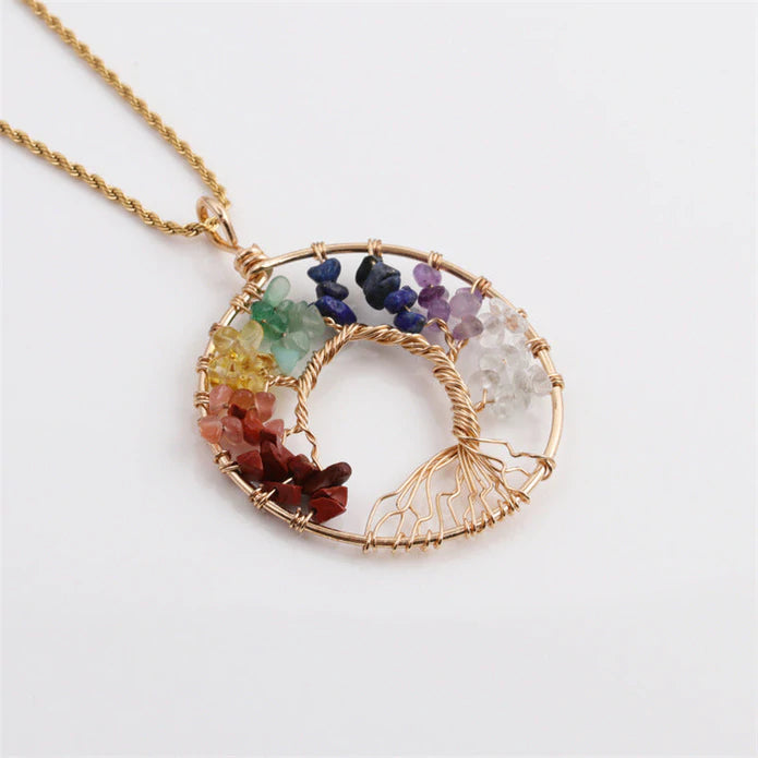 Tree of Life Rock Necklace