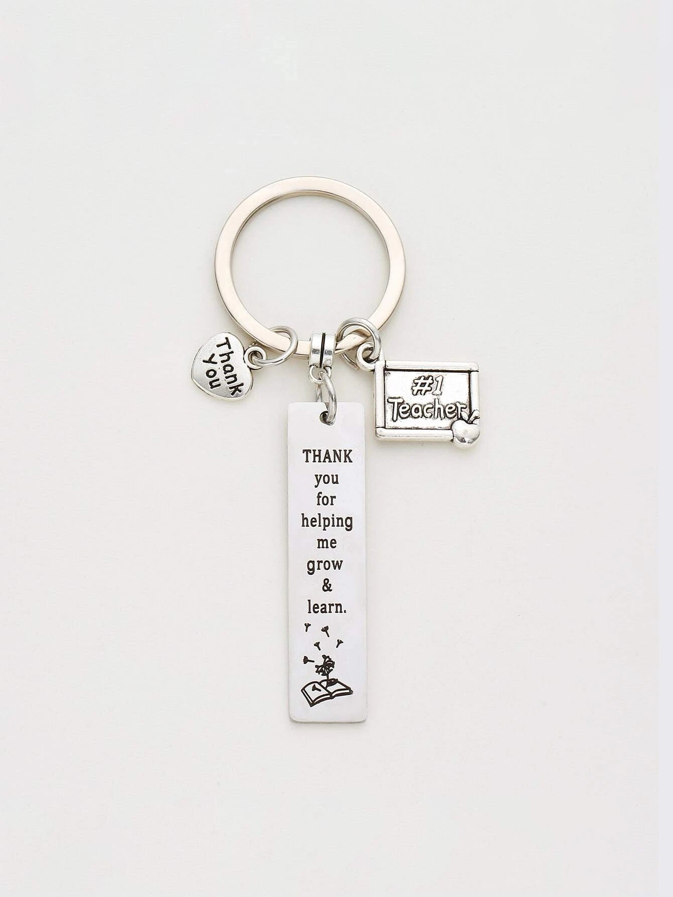 #1 Teacher Keychain