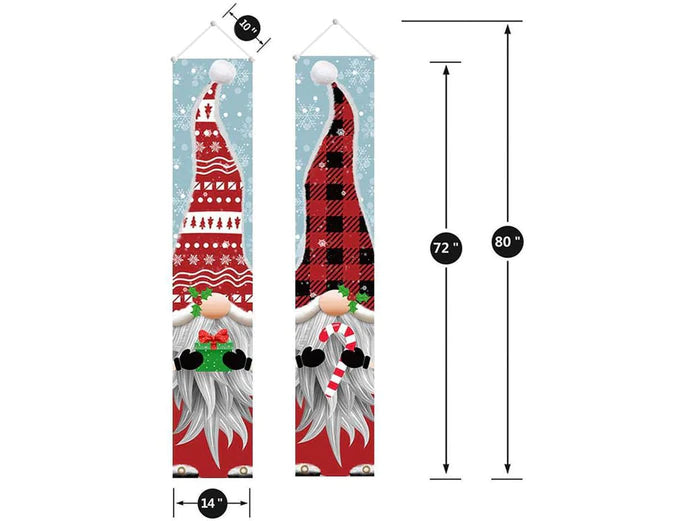 Gnome Door Hanging Flags