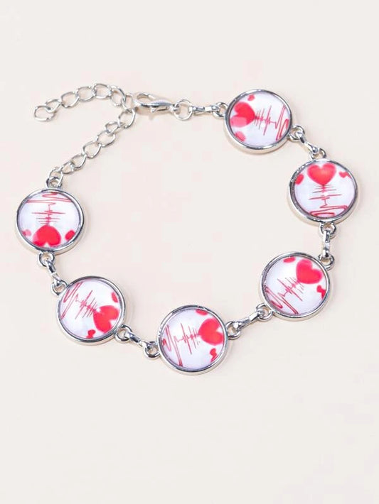 Heartbeat Print Bracelet/Anklet