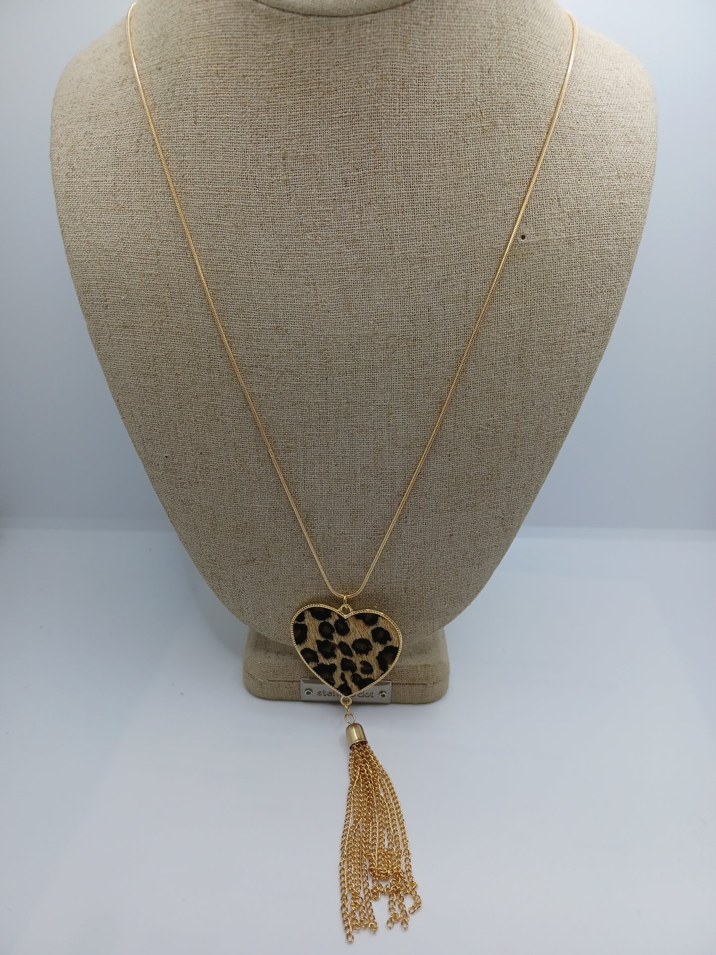 Leopard Heart Necklace