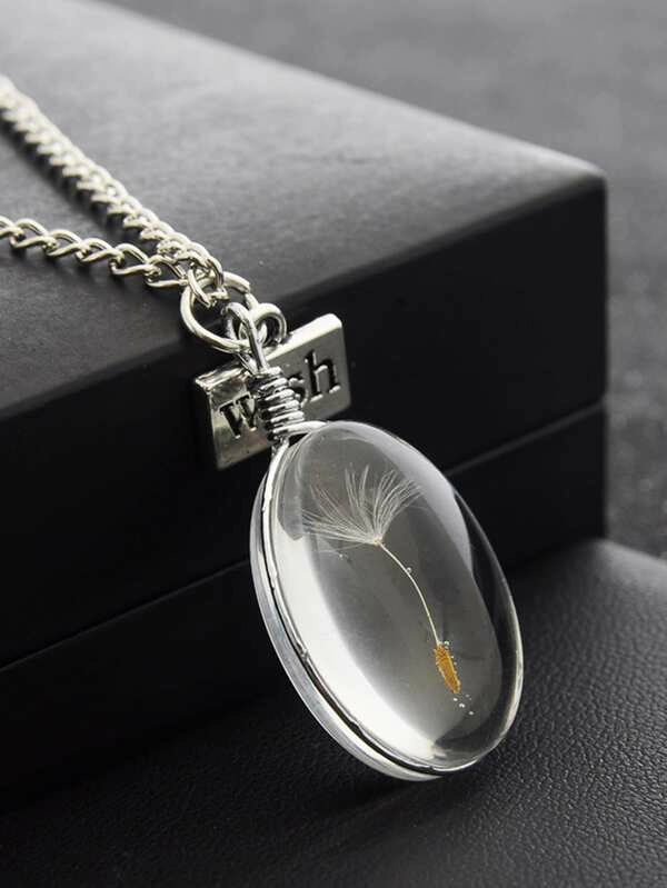 Dandelion Seed Necklace