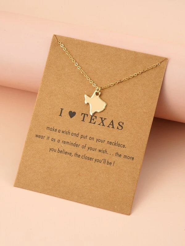 I <3 Texas Necklace
