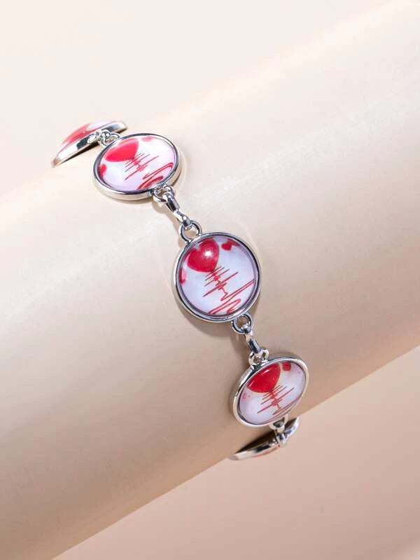 Heartbeat Print Bracelet/Anklet