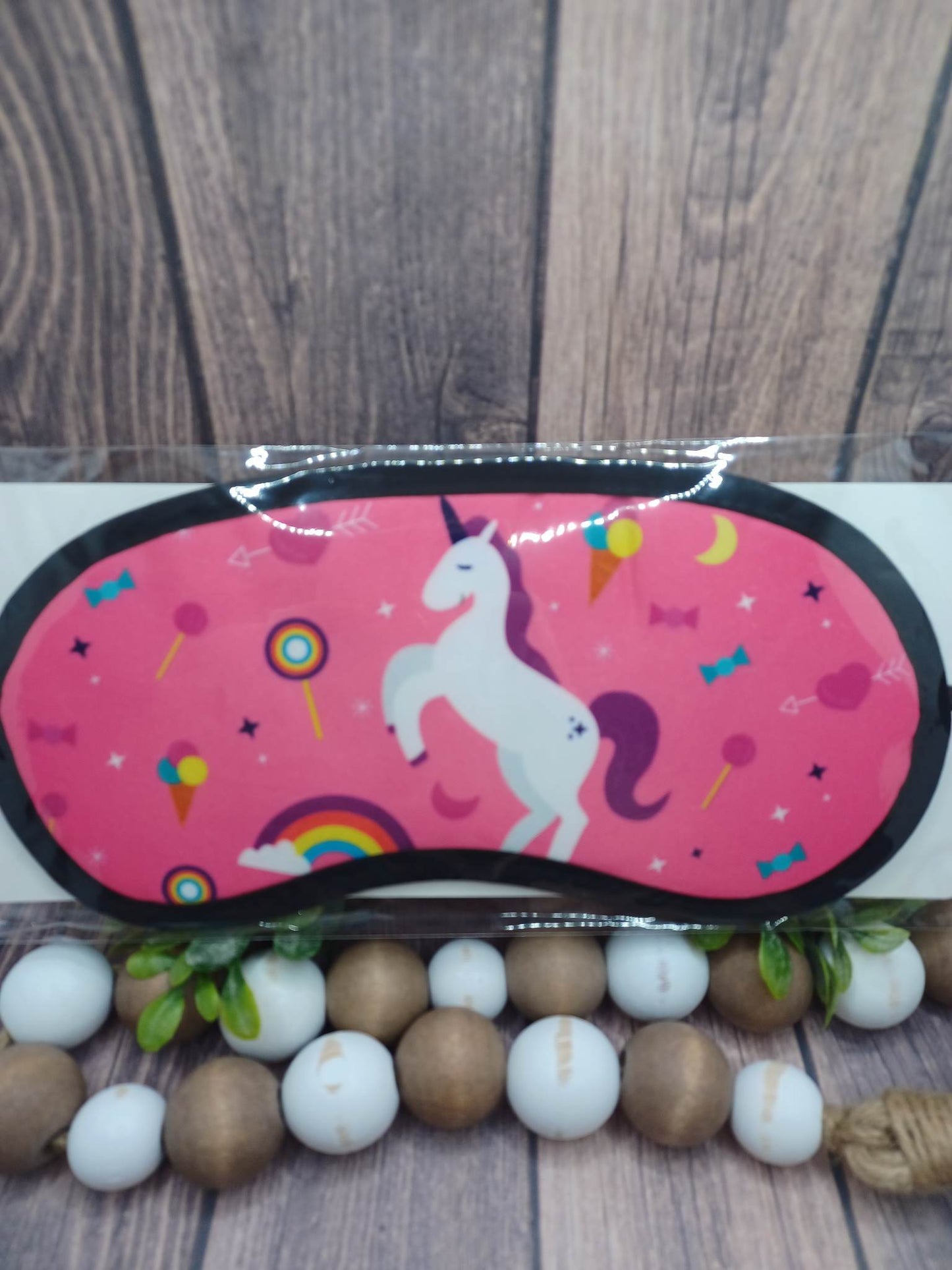 Hot Pink Unicorn Sleep Mask