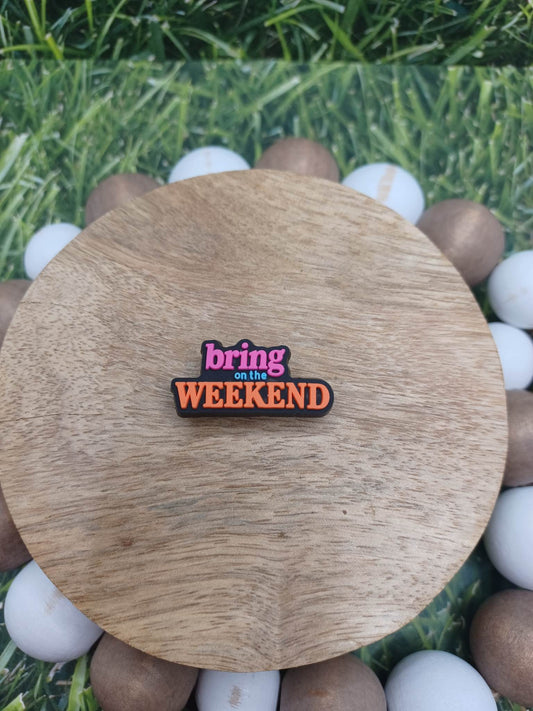 Bring on the Weekend Shoe Charm Accessory