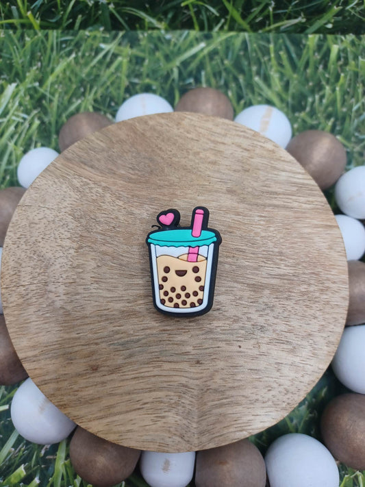 Iced Coffee Shoe Charm Accessory