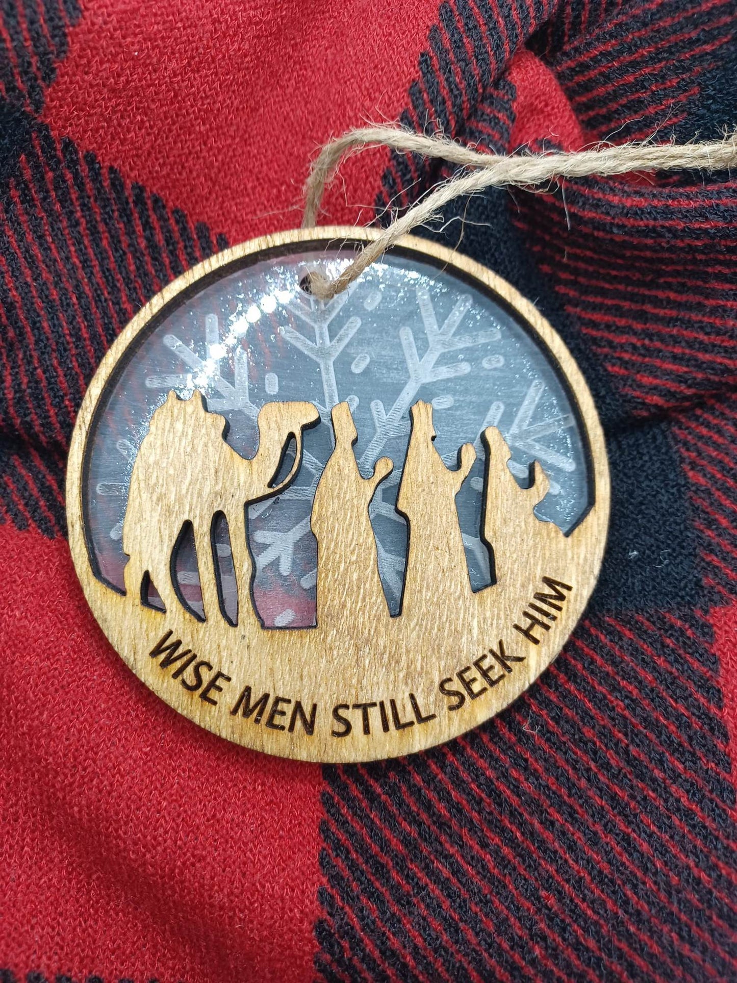 Wise Men Still Seek Him Wooden & Acrylic Ornament