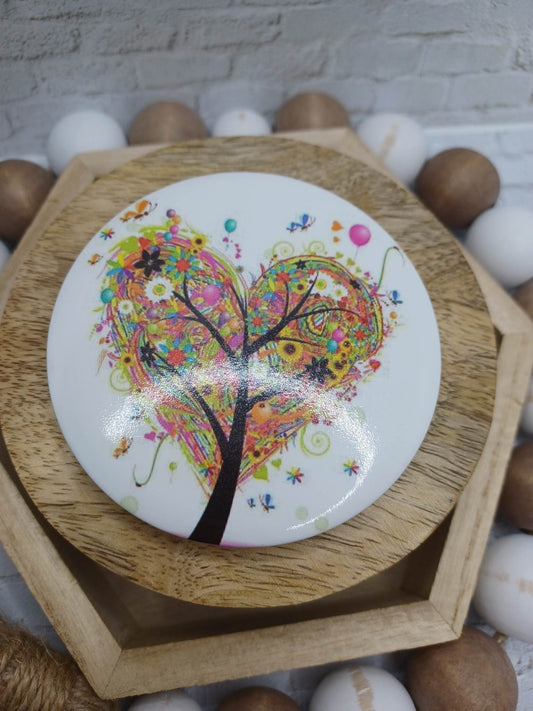 Floral Tree Mirror