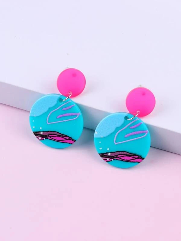 Graphic Acrylic Earrings