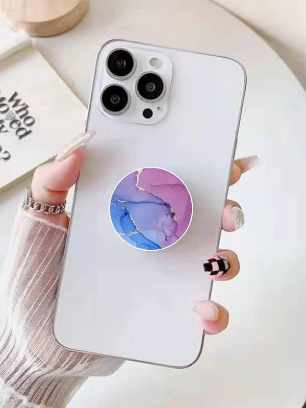 Purple & Blue Marble Mobile Phone Accessory