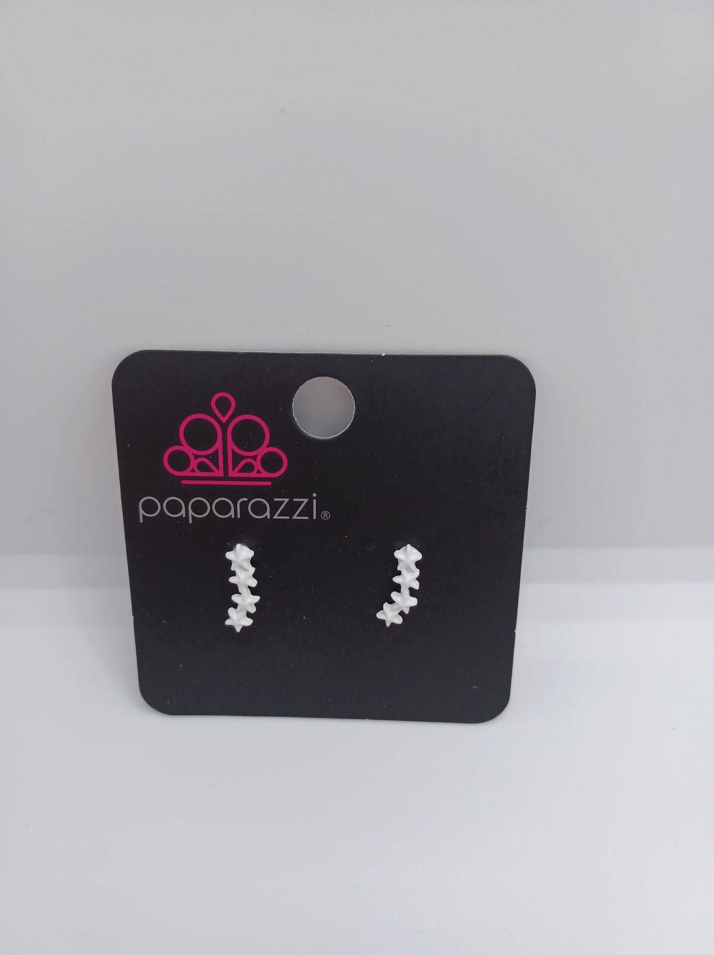 White Star Earrings