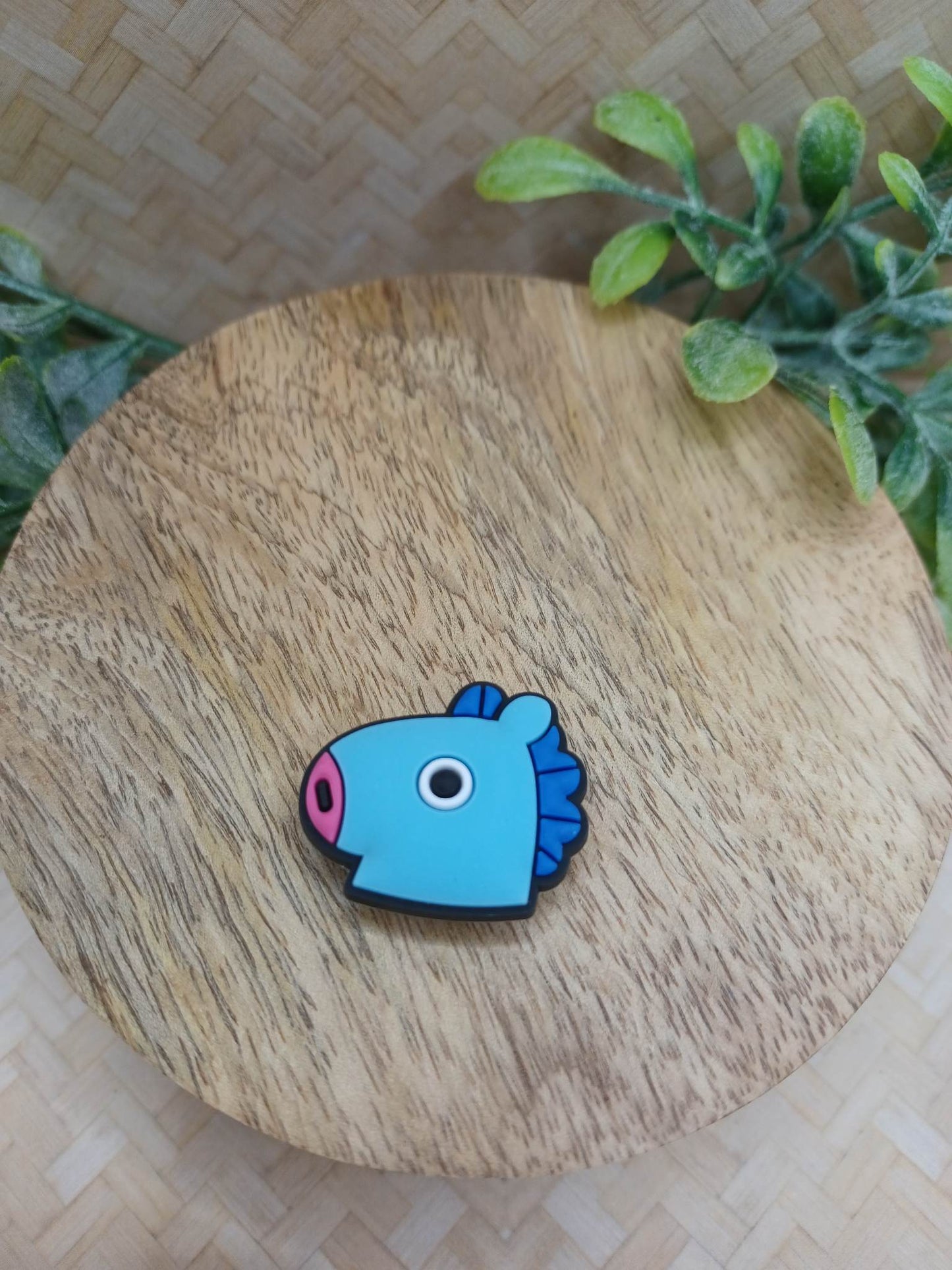 Blue Llama Shoe Charm Accessory