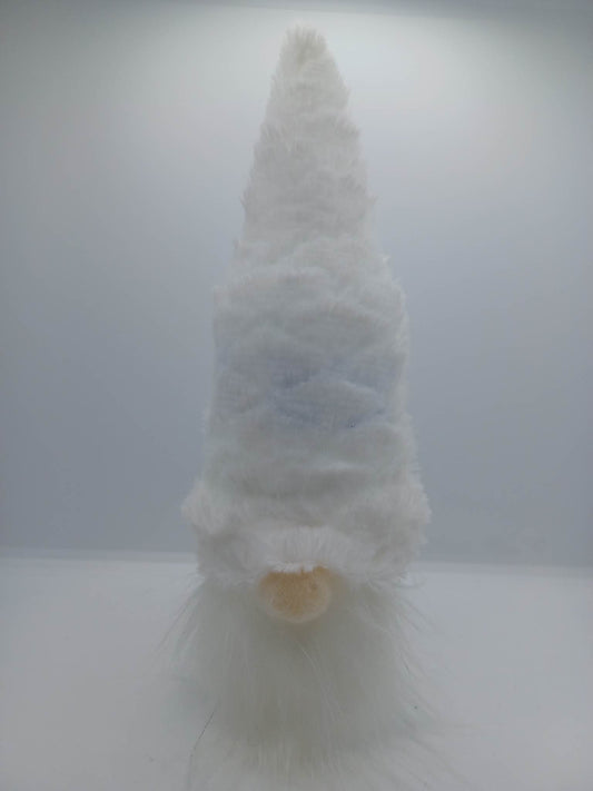 White Ghome Wine Bottle Topper Decor