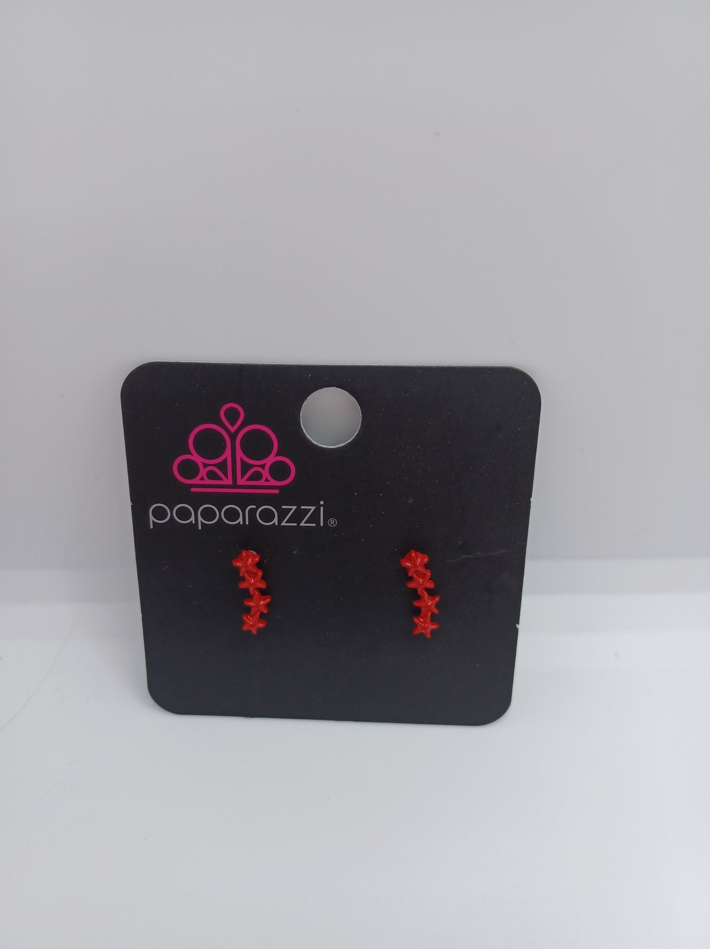 Red Star Earrings