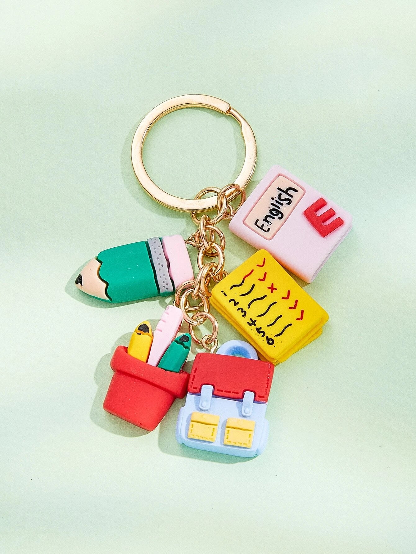 Colorful Teacher Keychain