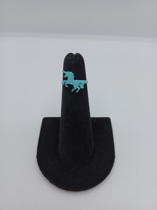 Blue Unicorn Ring